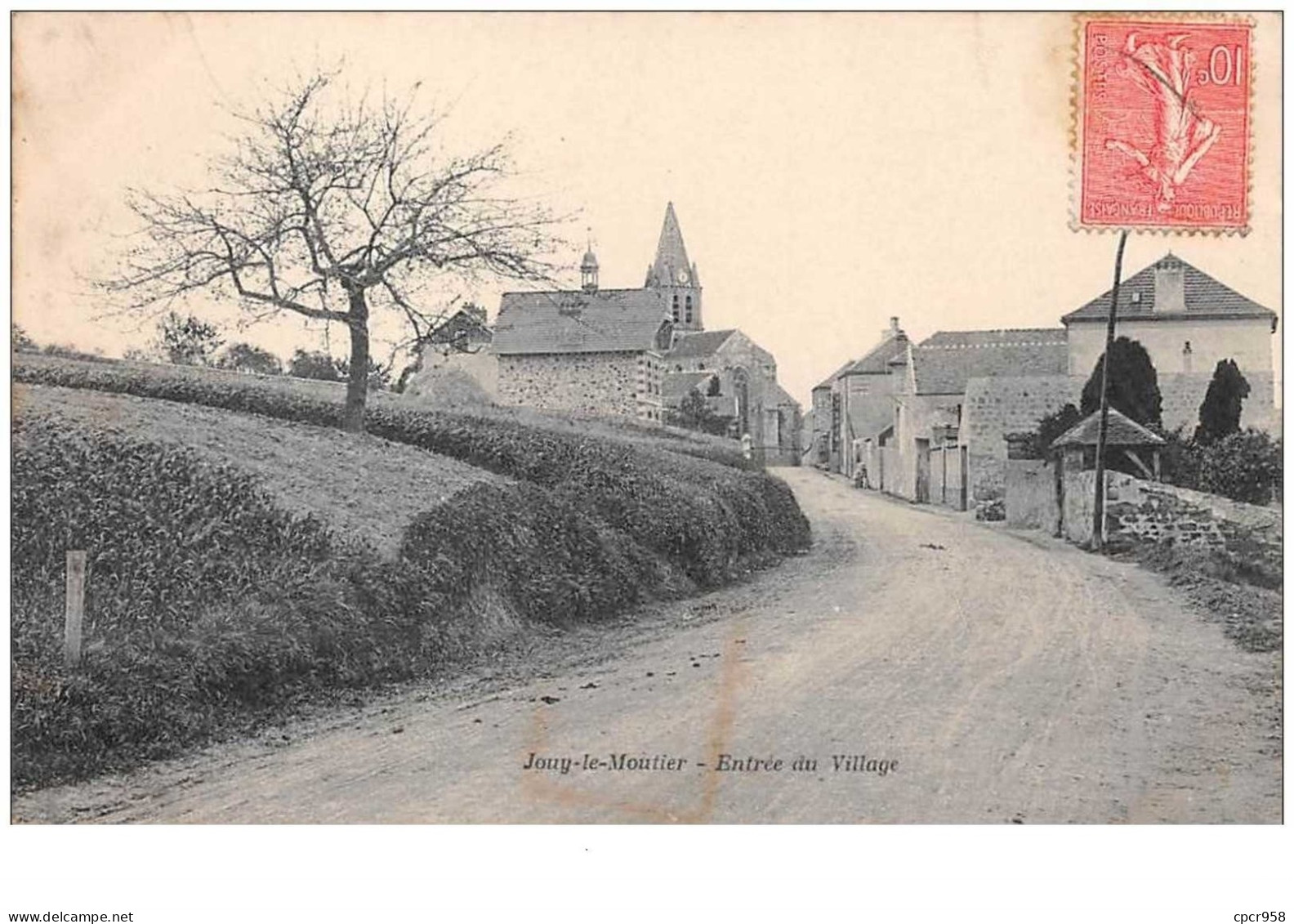 95 . N°48320 . Jouy Le Moutier.entrée Du Village - Jouy Le Moutier