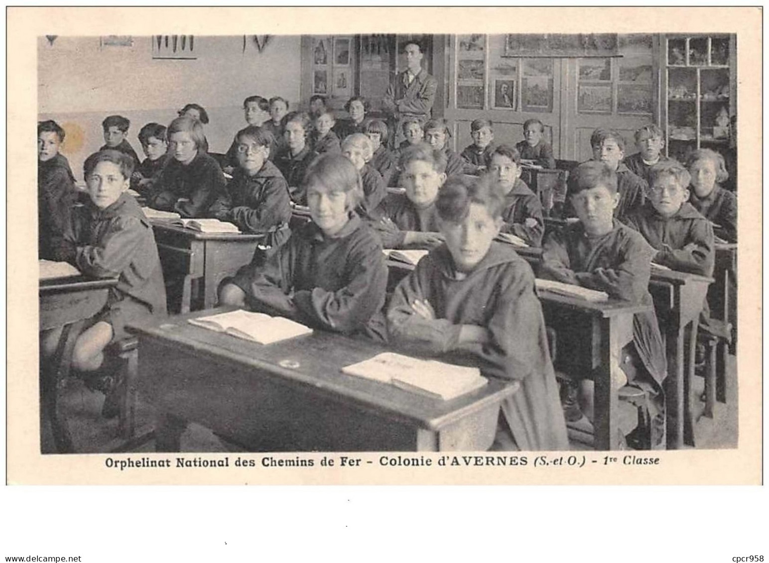 95 . N°49267 . Avernes. Orphelinat Des Chemin De Fer.1ere Classe - Avernes