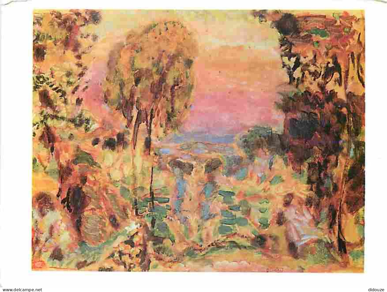 Art - Peinture - Pierre Bonnard - Paysage Violet à Vernonnet - CPM - Voir Scans Recto-Verso - Malerei & Gemälde