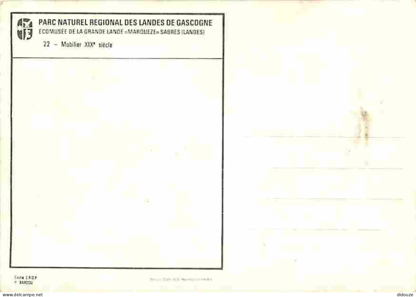 40 - Sabres - Parc  Naturel Régional Des Landes De Gascogne - Mobilier 19e Siècle - CPM - Voir Scans Recto-Verso - Sabres