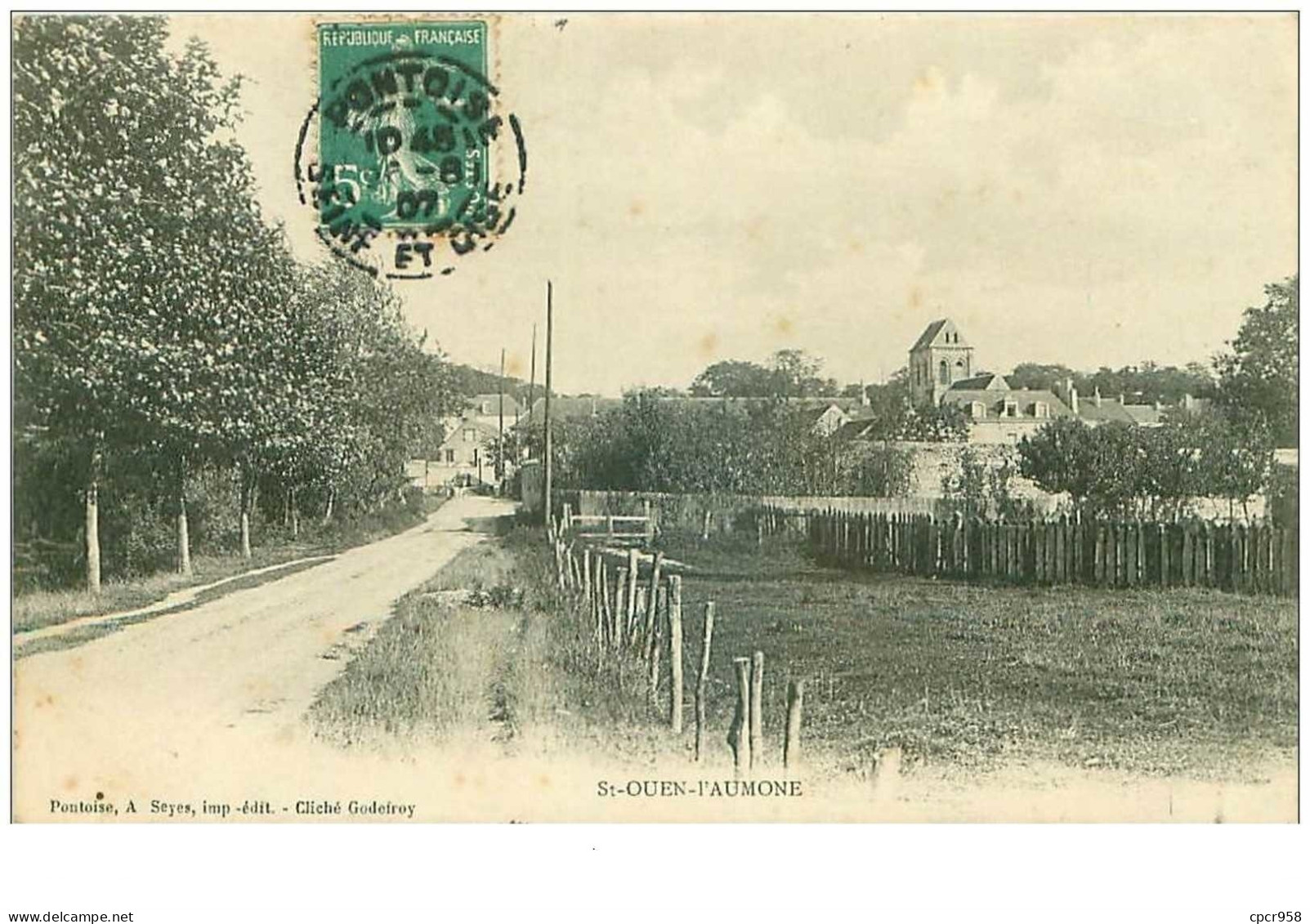 95.SAINT OUEN L'AUMONE.n°19481 - Saint-Ouen-l'Aumône