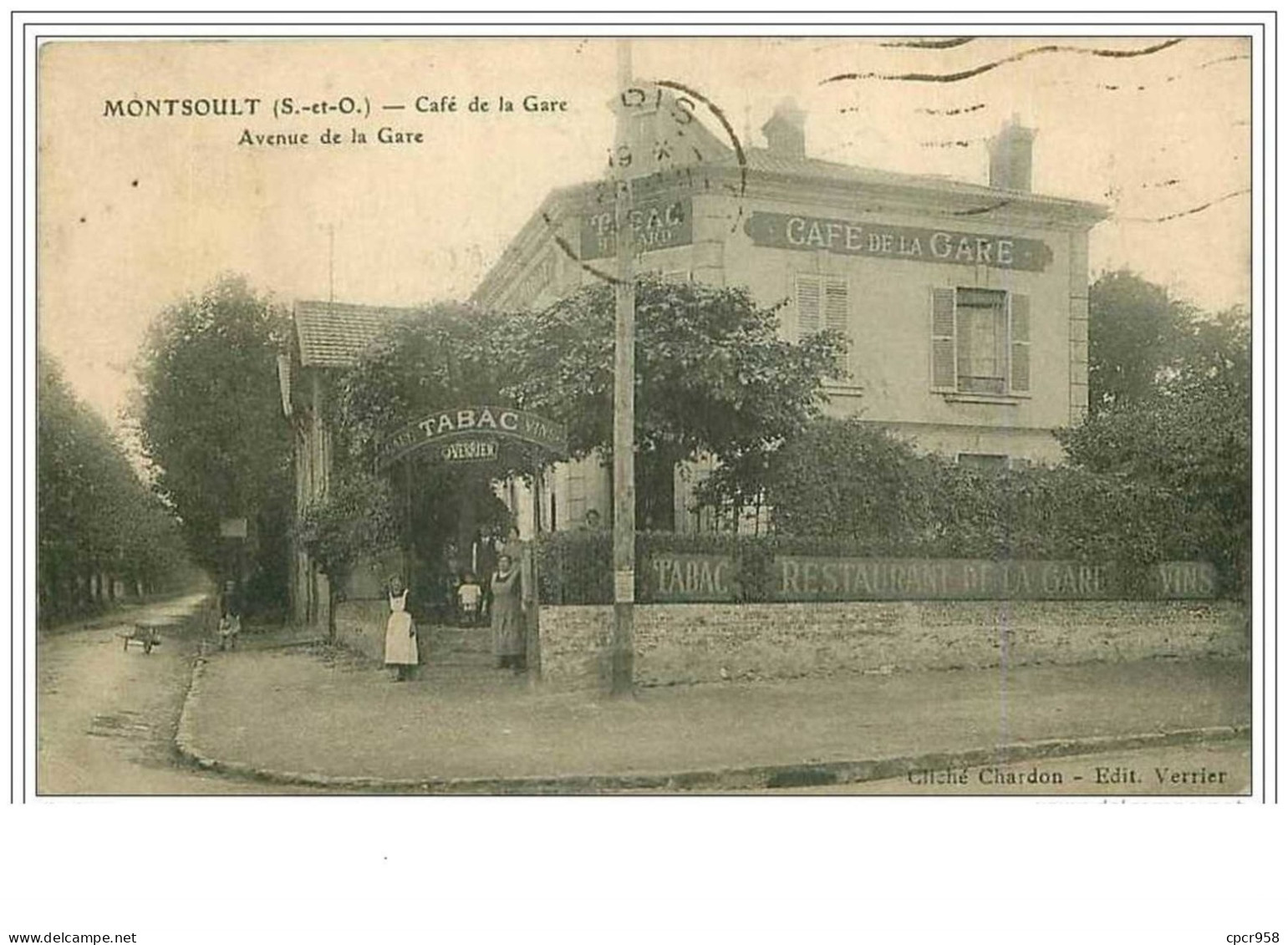 95.MONTSOULT.CAFE DE LA GARE.AVENUE DE LA GARE - Montsoult