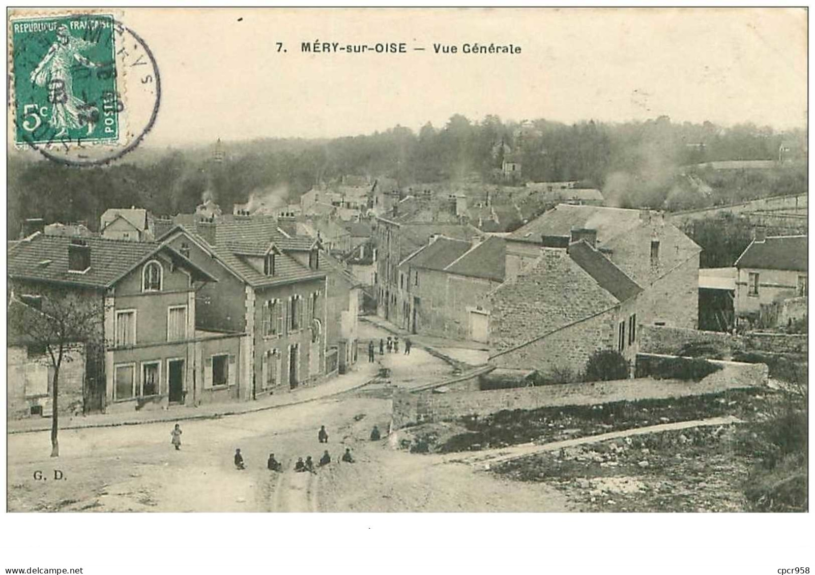 95.MERY SUR OISE.n°19533.VUE GENERALE - Mery Sur Oise