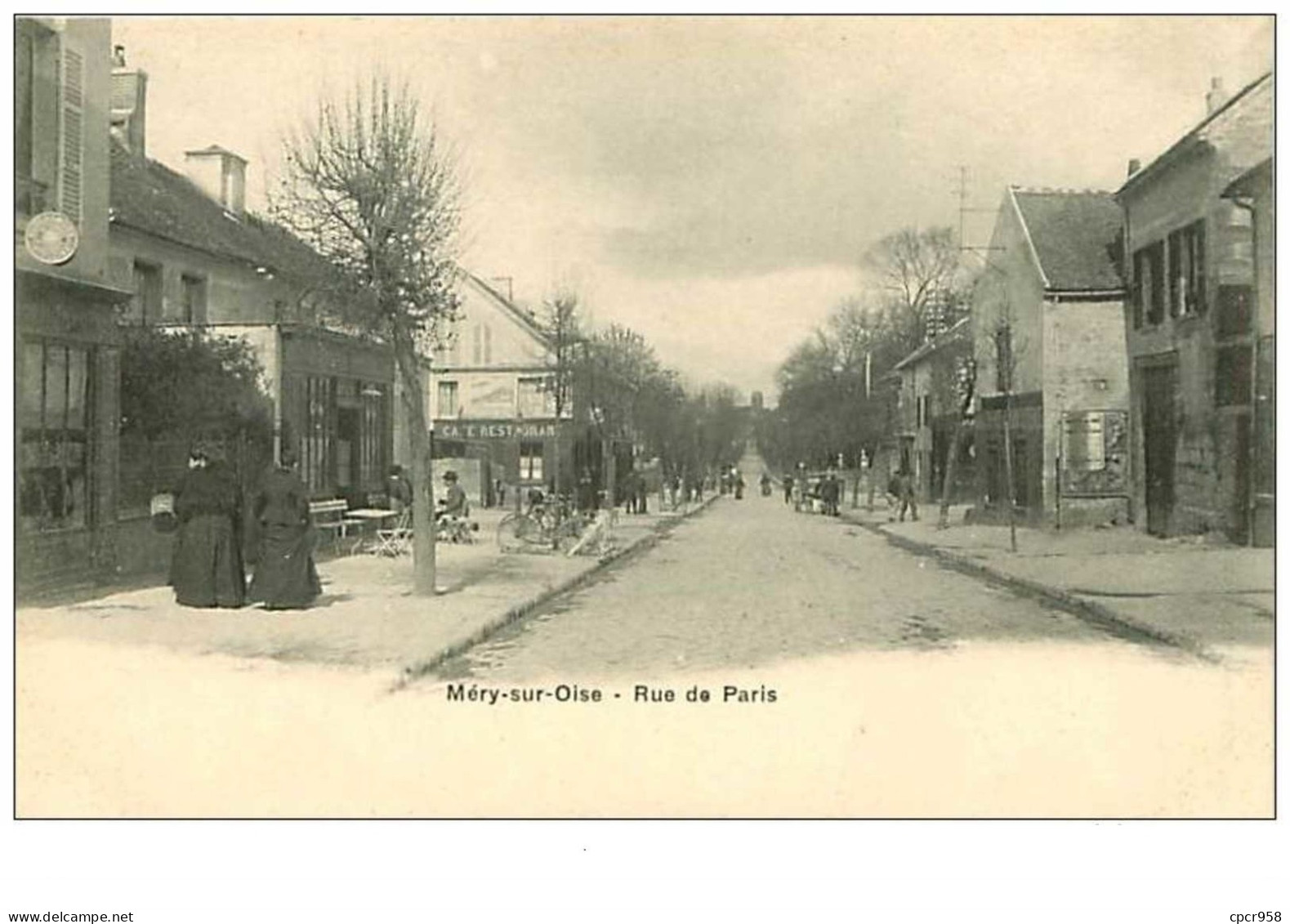 95.MERY SUR OISE.n°78.RUE DE PARIS - Mery Sur Oise