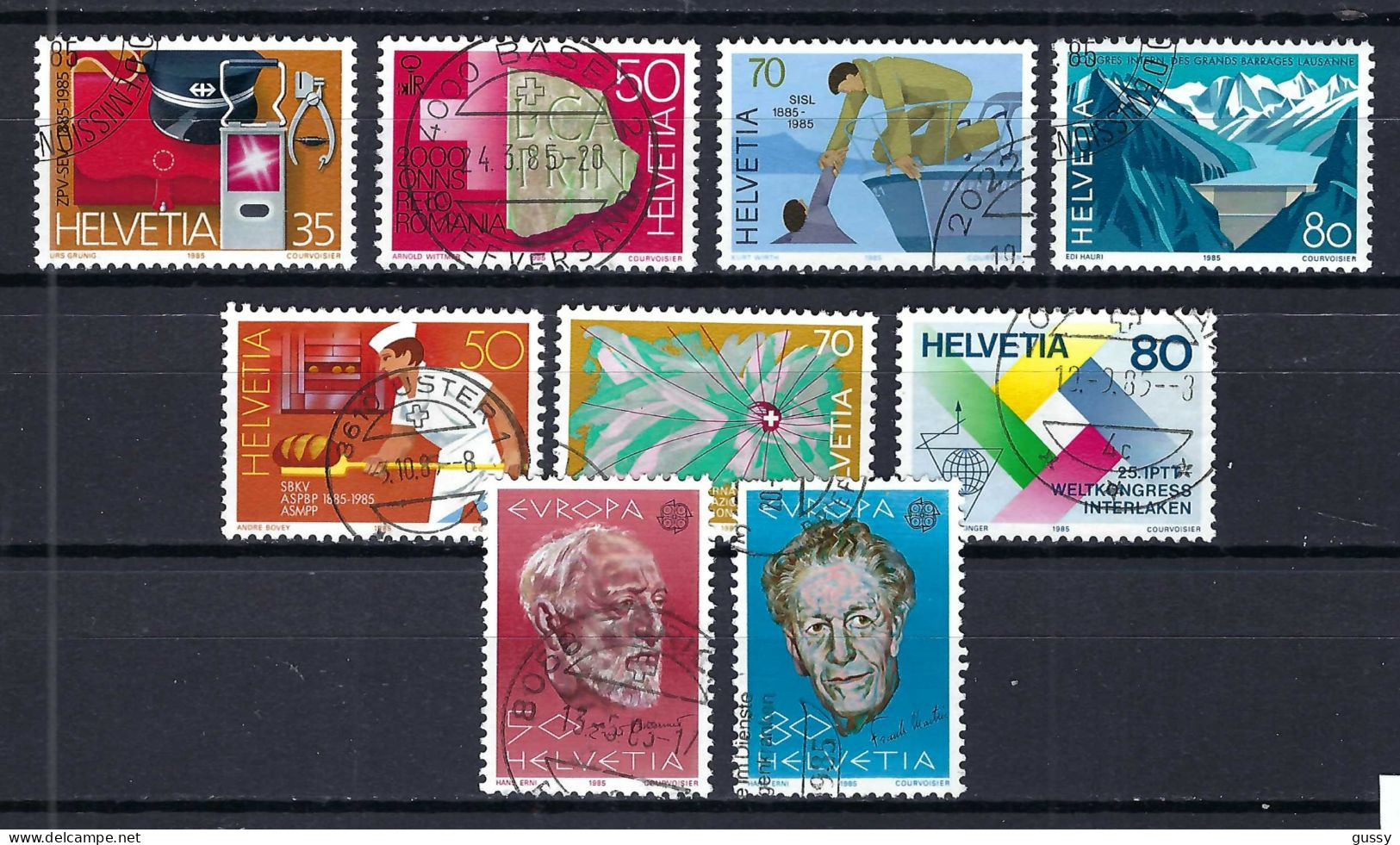 SUISSE 1985: Lot D'oblitérés - Used Stamps