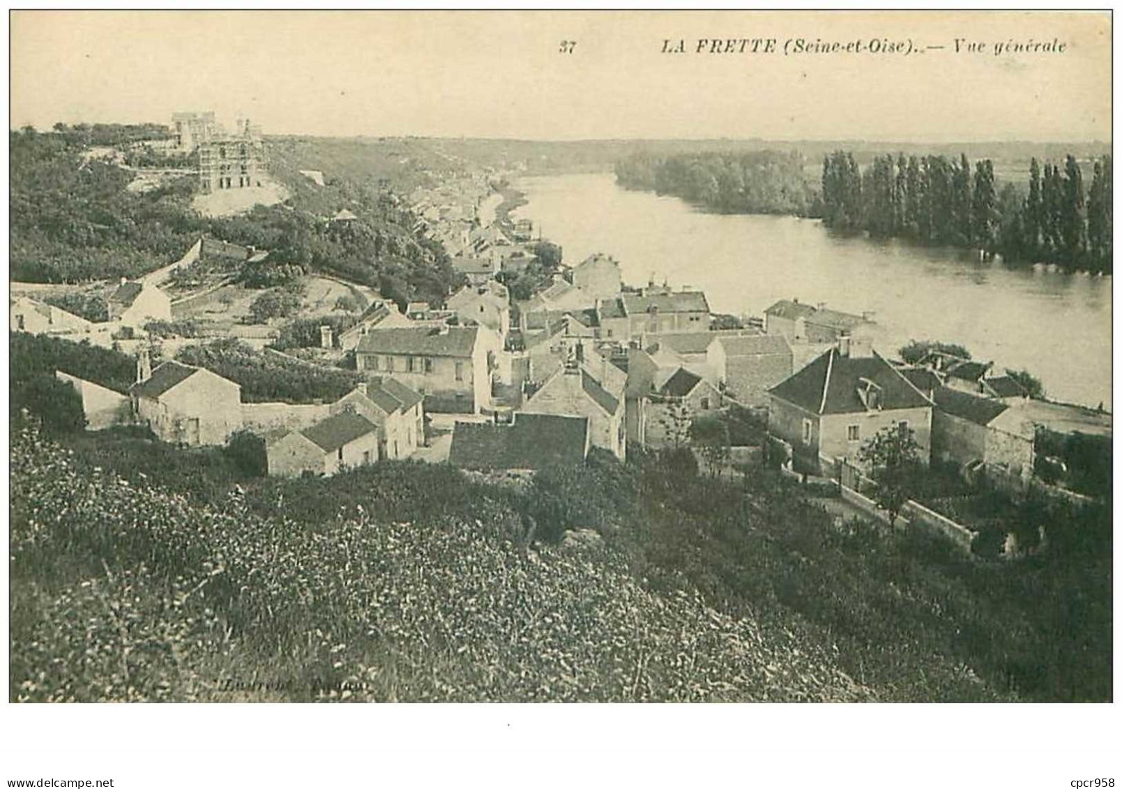 95.LA FRETTE.n°19517.VUE GENERALE - La Frette-sur-Seine