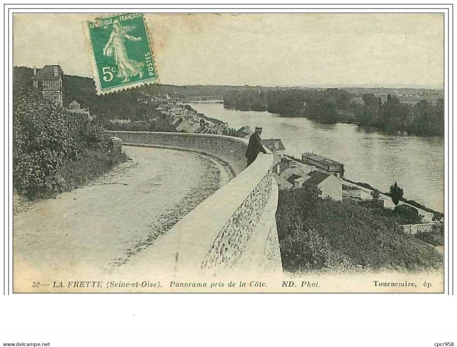 95.LA FRETTE.PANORAMA PRIS DE LA COTE - La Frette-sur-Seine