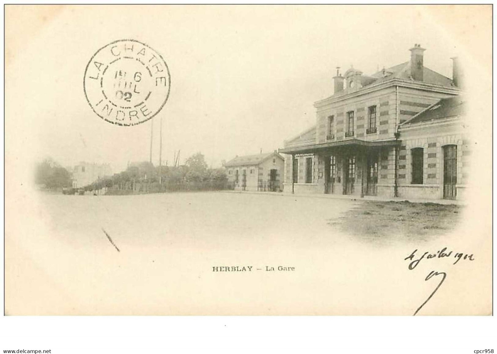 95.HERBLAY.n°10708.LA GARE - Herblay