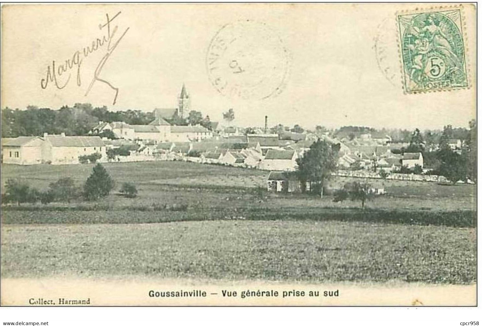 95.GOUSSAINVILLE.VUE GENERALE PRISE AU SUD - Goussainville