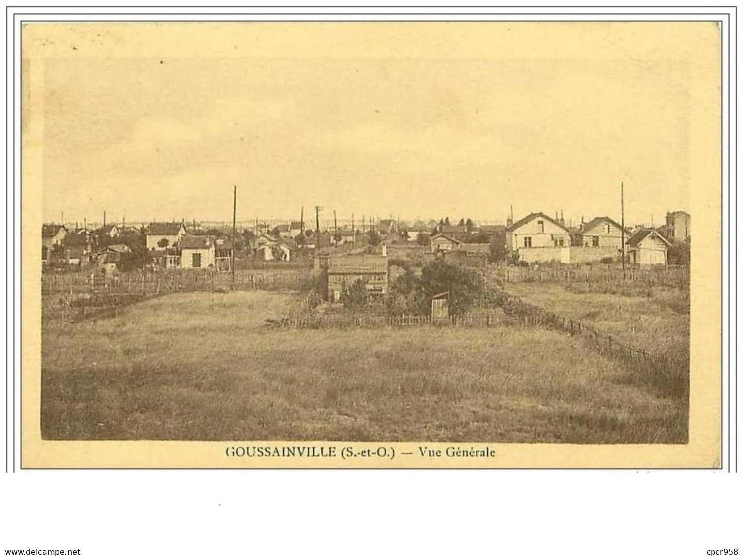 95.GOUSSAINVILLE.VUE GENERALE - Goussainville