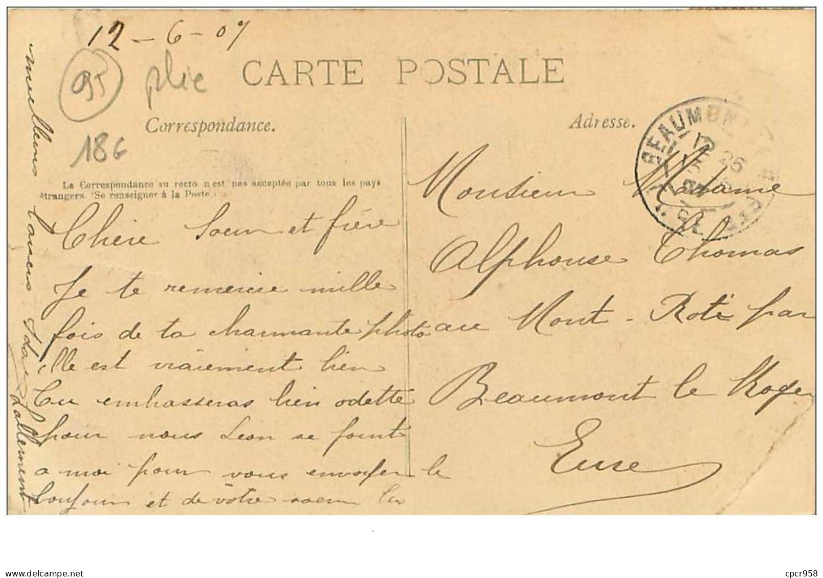 95.GONESSE.n°17787.RUE GALANDE,PRISE DE LA RUE D'AULNAY.PLIE - Gonesse