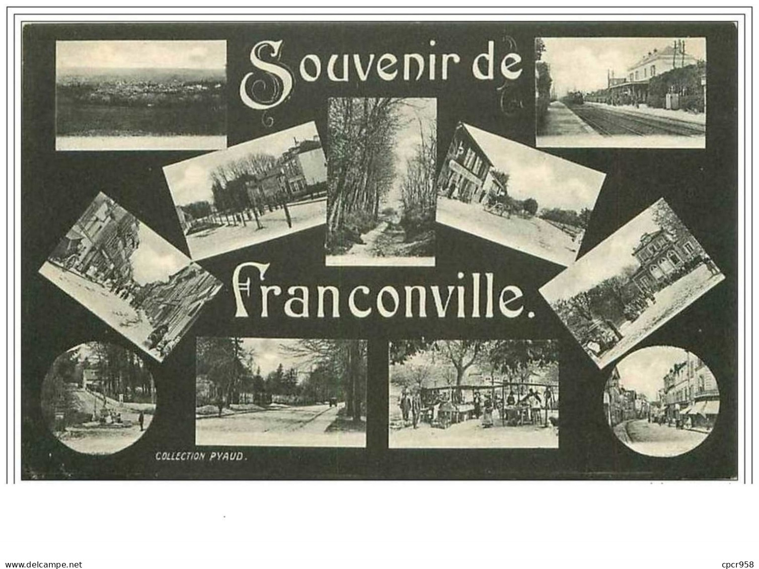 95.FRANCONVILLE.SOUVENIR DE FRANCONVILLE.MULTI VUES - Franconville