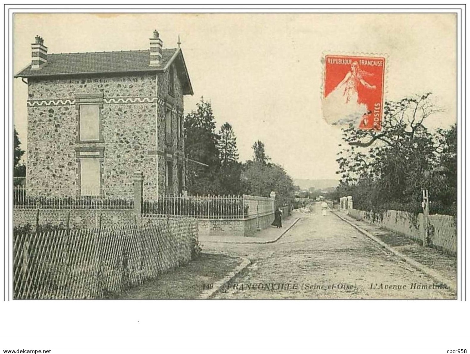 95.FRANCONVILLE.L'AVENUE HAMETIN - Franconville