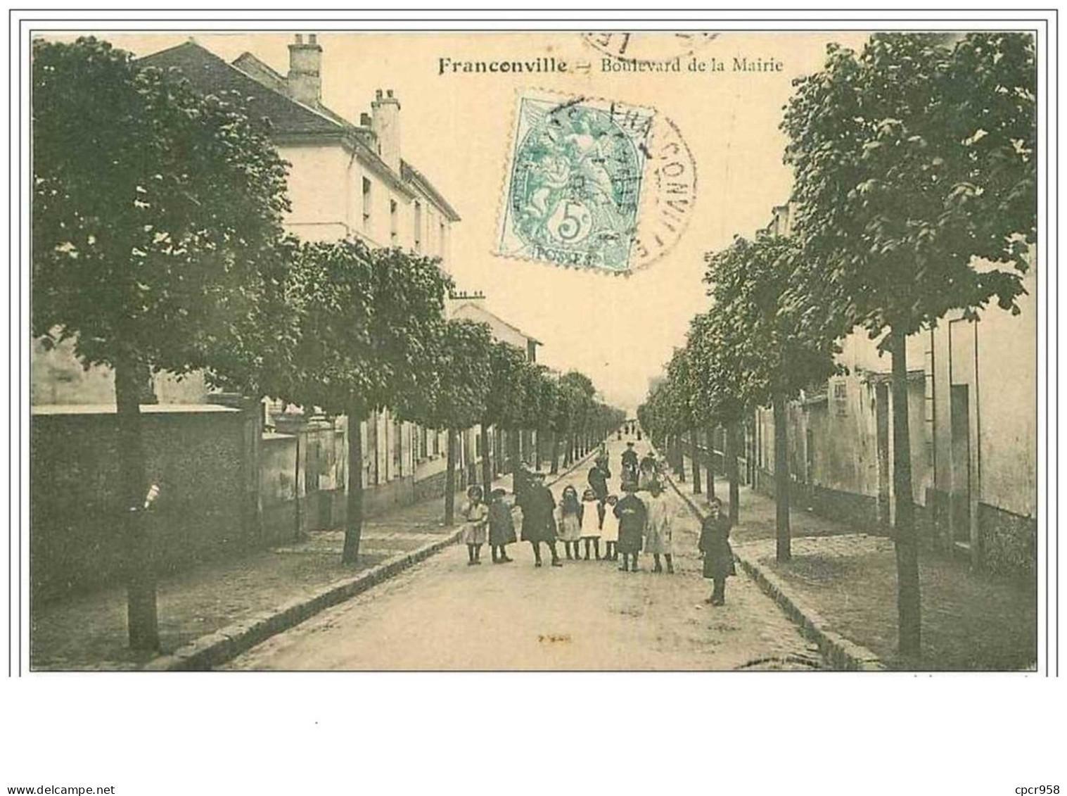 95.FRANCONVILLE.BOULEVARD DE LA MAIRIE - Franconville