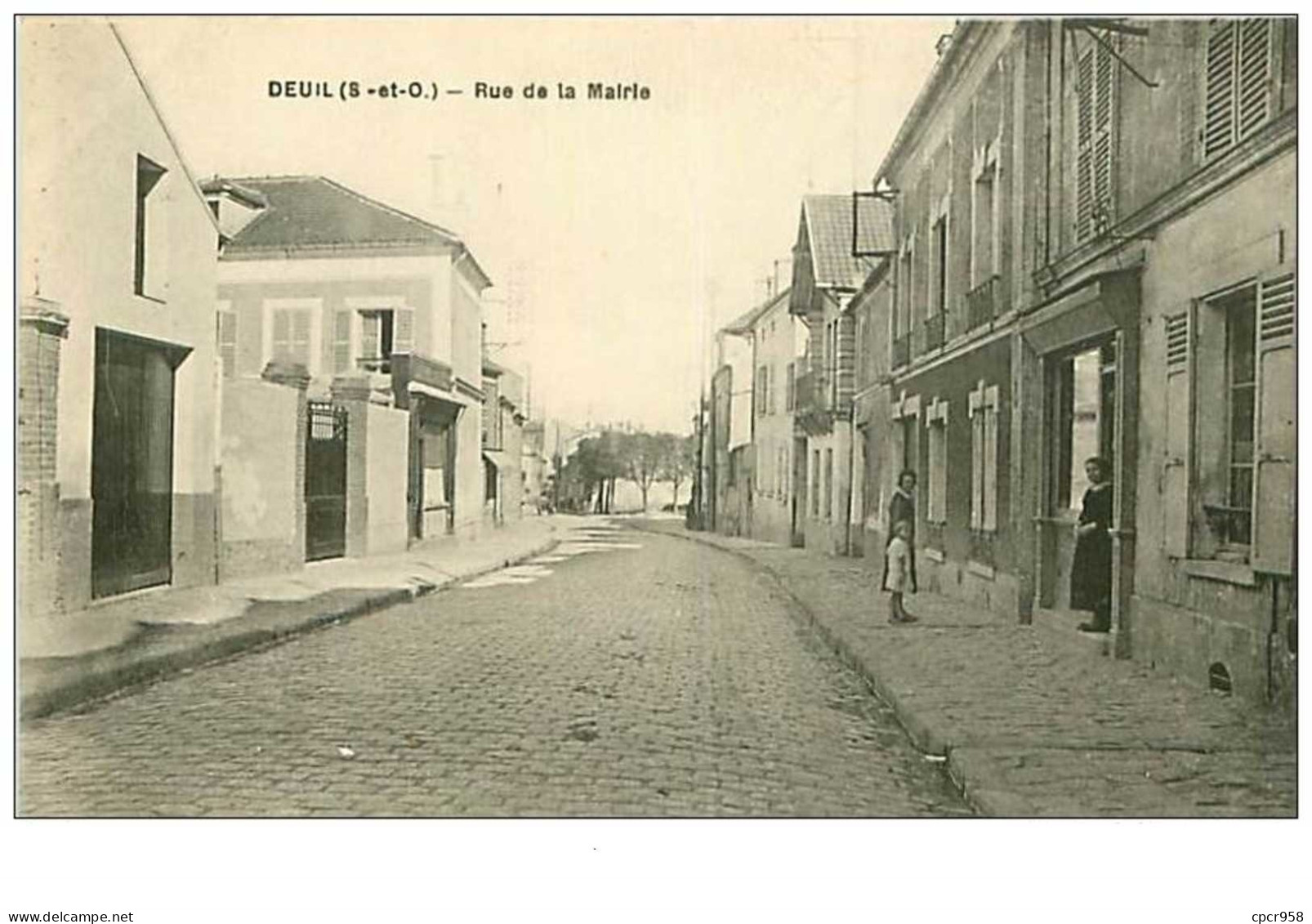 95.DEUIL.n°63.RUE DE LA MAIRIE.RARE - Deuil La Barre