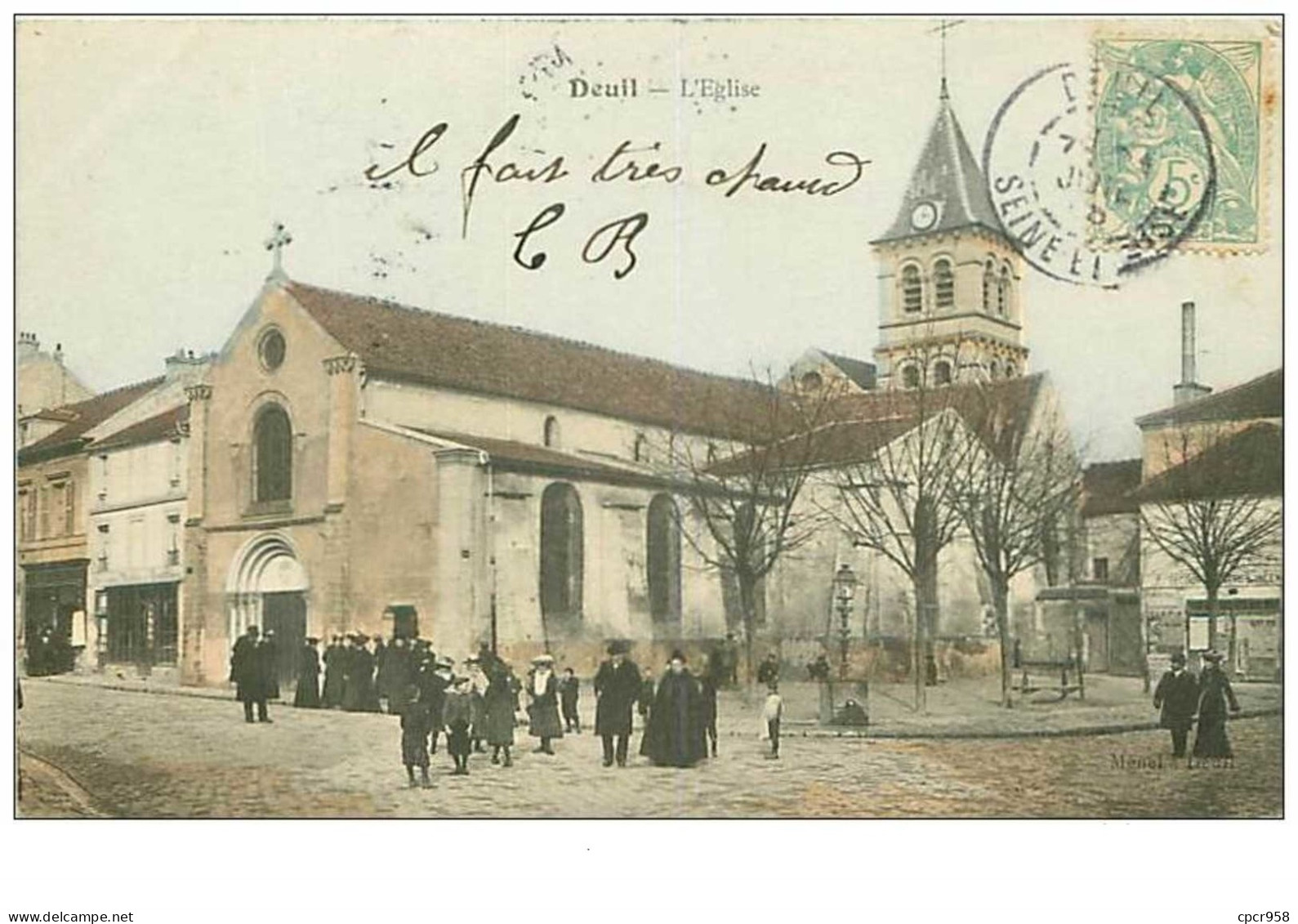 95.DEUIL.n°41.L'EGLISE - Deuil La Barre