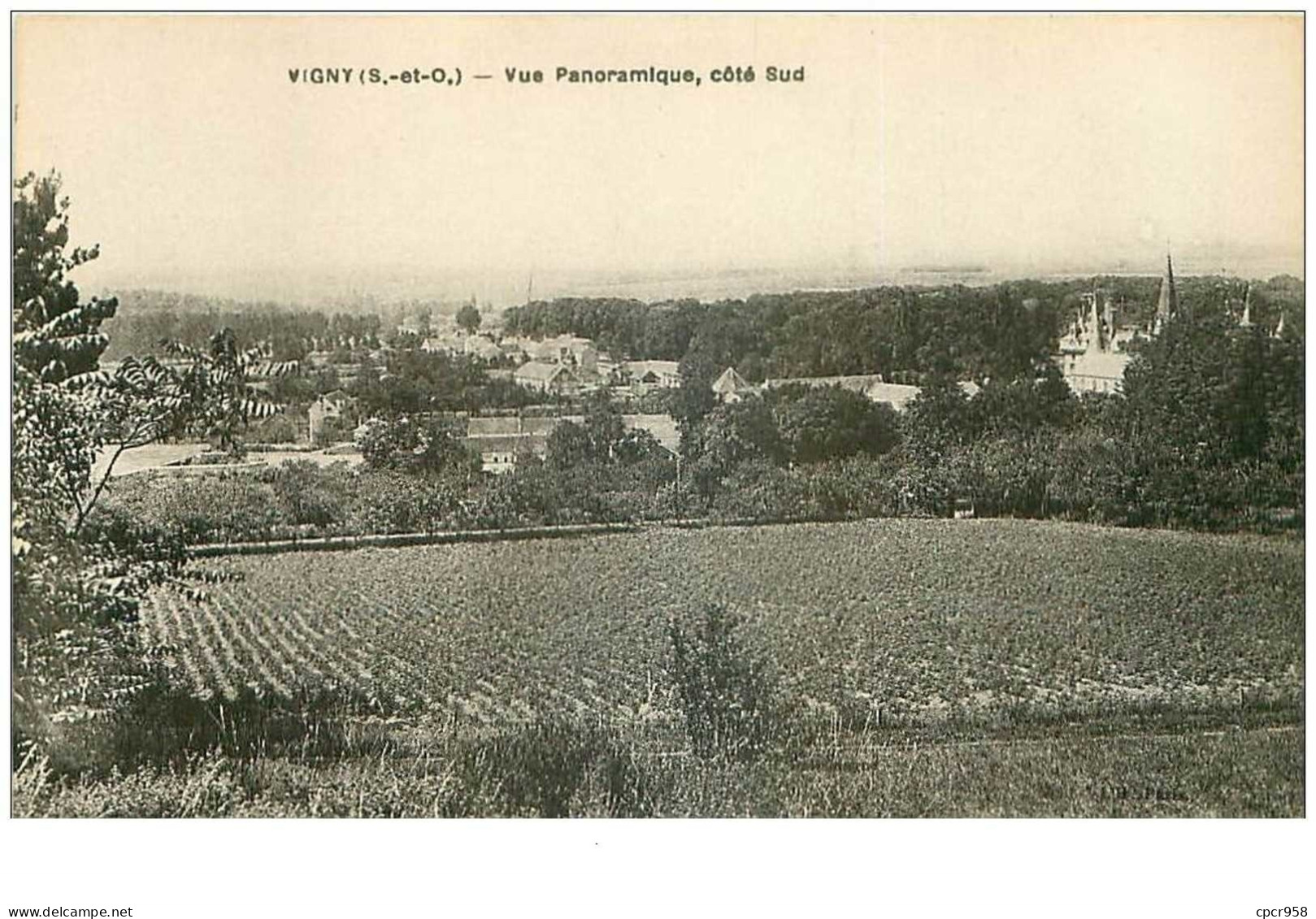 95.VIGNY.n°20113.VUE PANORAMIQUE COTE SUD - Vigny