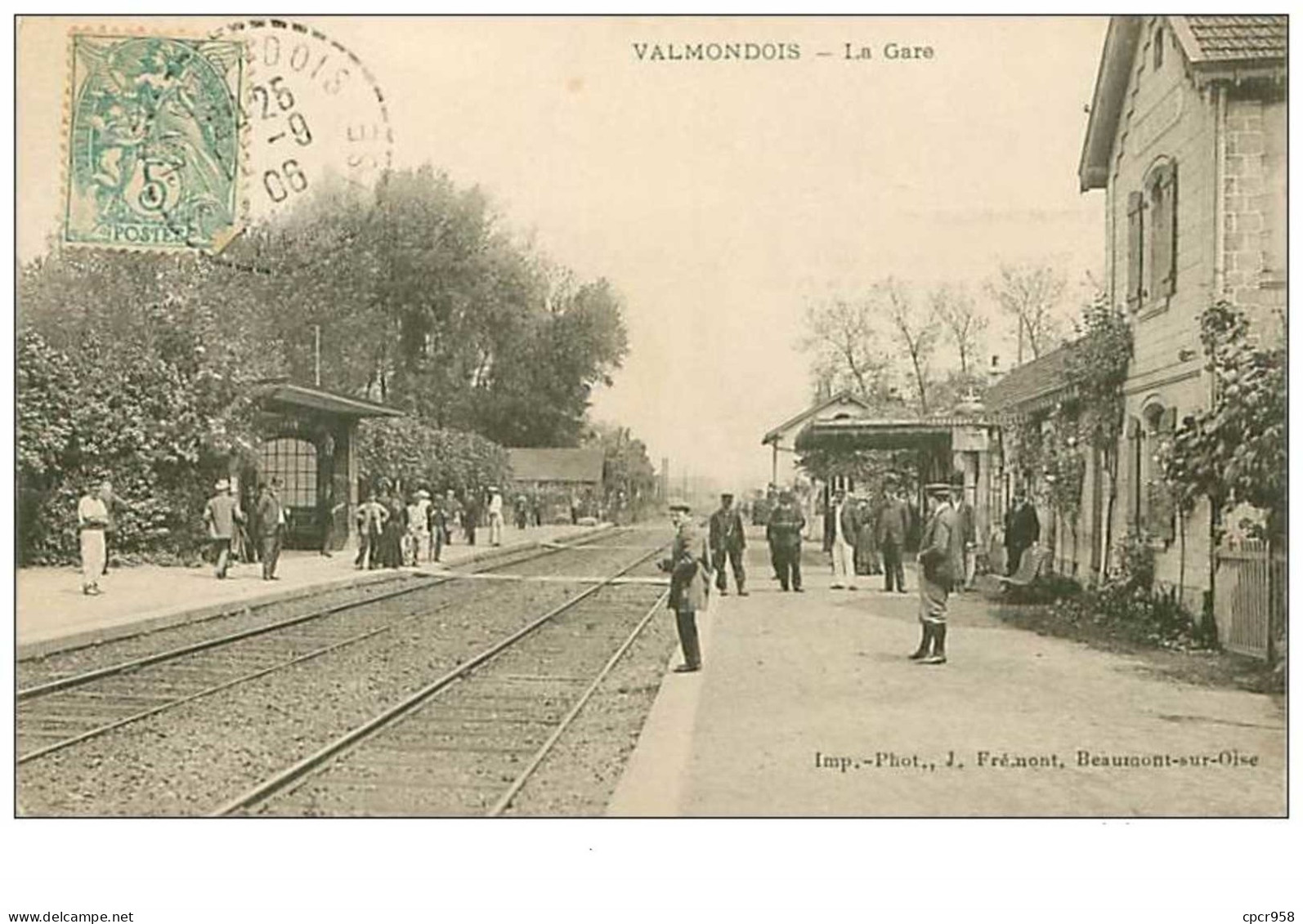 95.VALMONDOIS.n°205.LA GARE - Valmondois