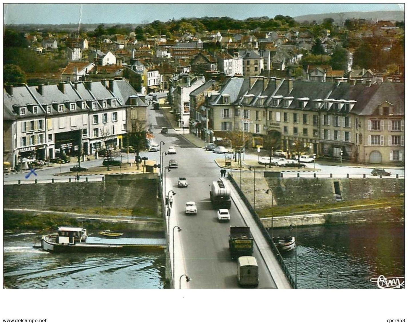 95.ST OUEN L'AUMONE.n°14201.LE PONT DE PONTOISE.CPSM - Saint-Ouen-l'Aumône