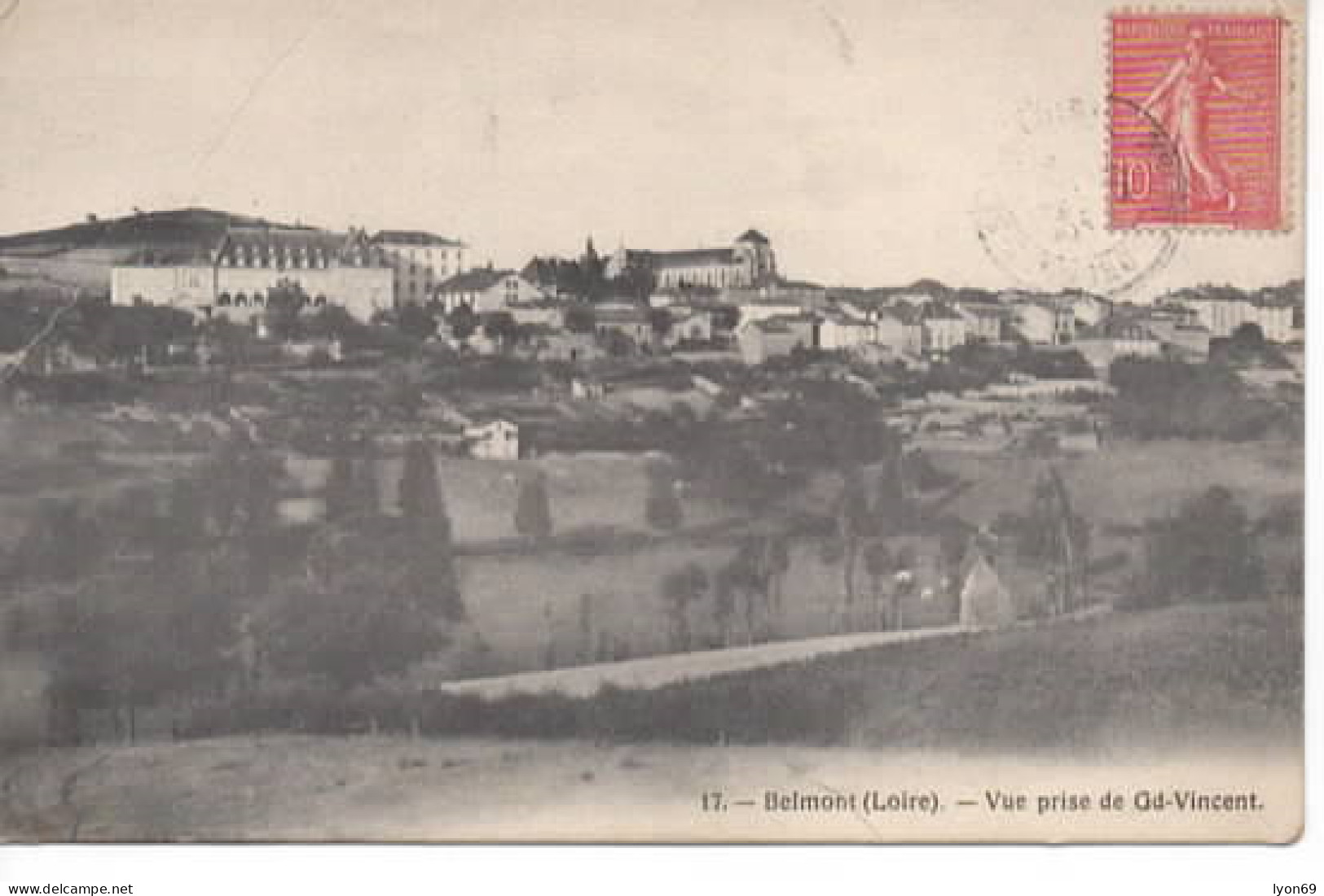 BELMONT  17 VUE PRISE DE ST VINCENT - Belmont De La Loire