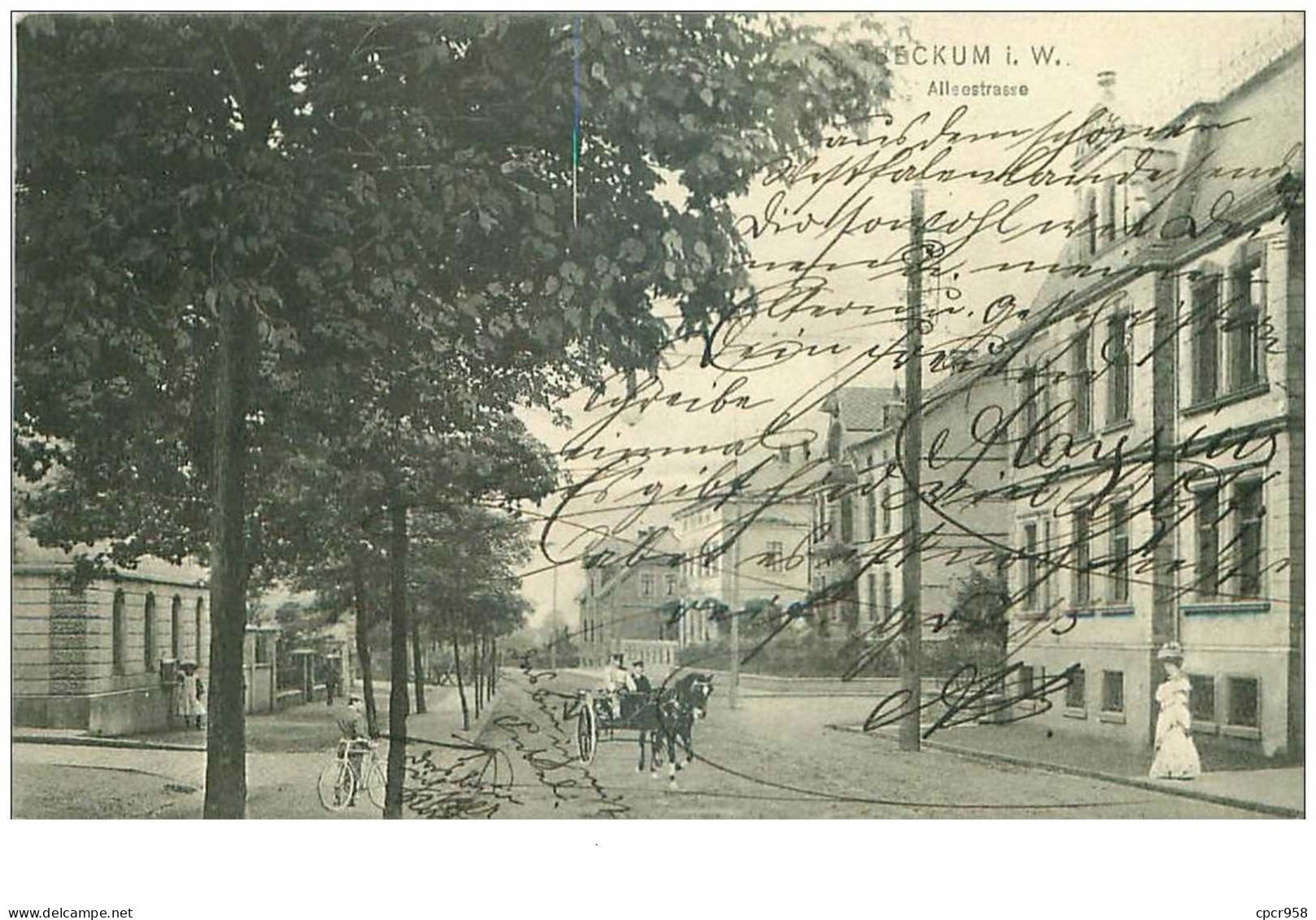 ALLEMAGNE.n°29040.BECKUM I W.ALLEESTRASSE - Da Identificare