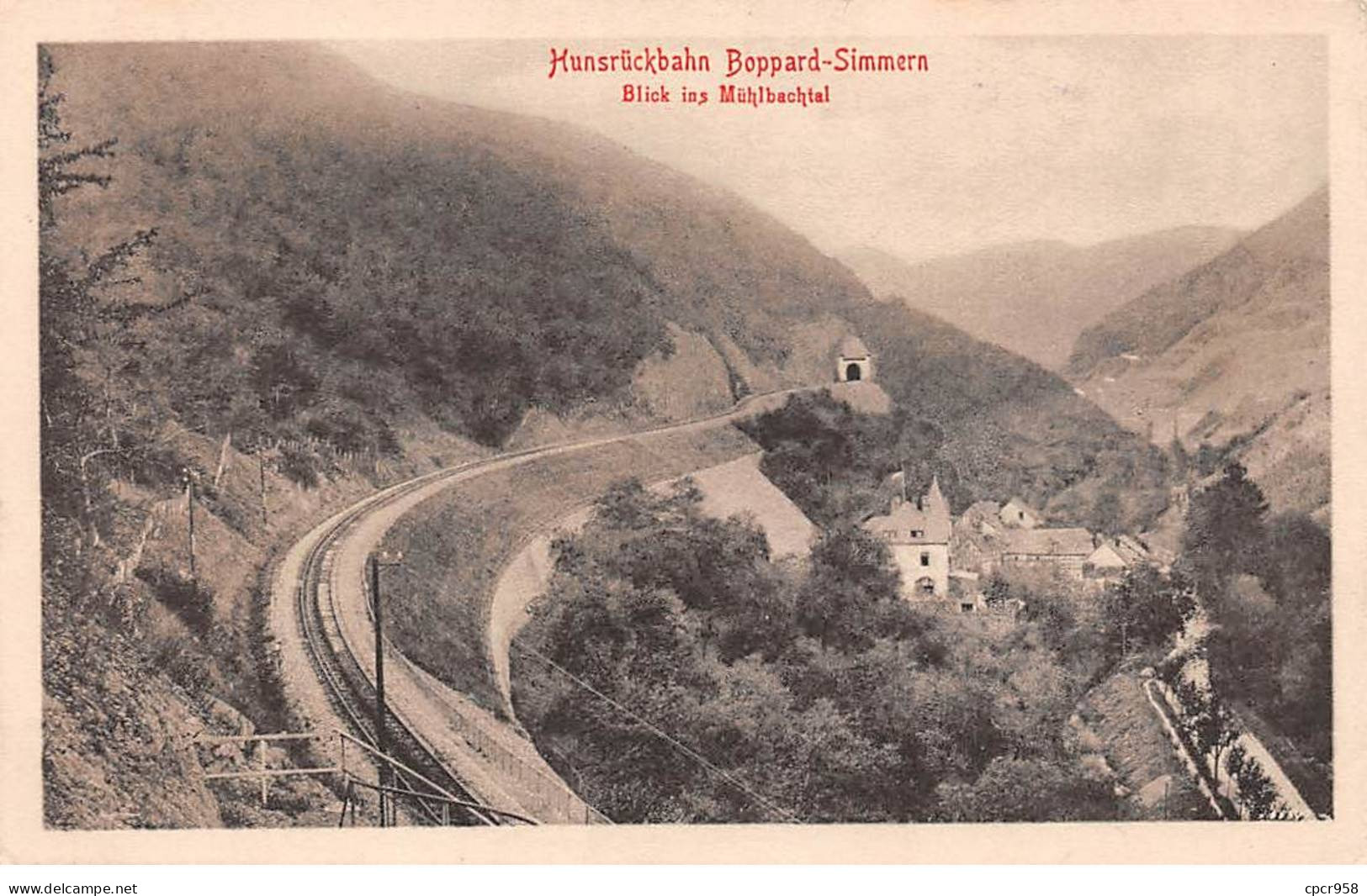 ALLEMAGNE - SAN40742 - BOPPARD - Munsruckbahn Boppard Simmern - Blick Ins Muhlbachtal - Boppard