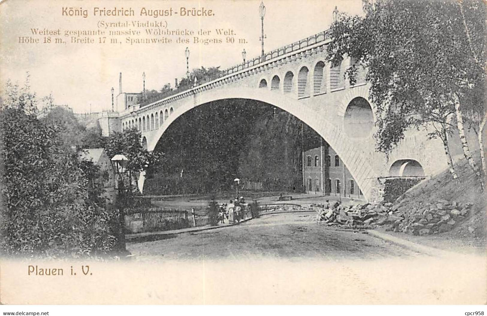 ALLEMAGNE - PLAUEN - SAN39501 - König Friedrich August Brücke - Plauen