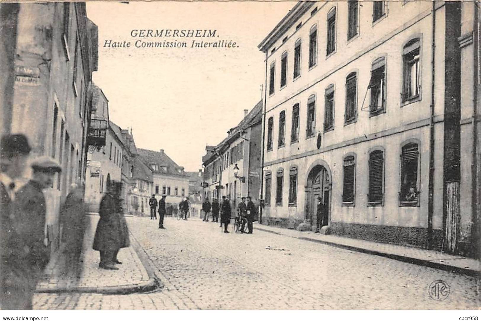 ALLEMAGNE - GERMERSHEIM - SAN29383 - Haute Commission Interalliée - Germersheim