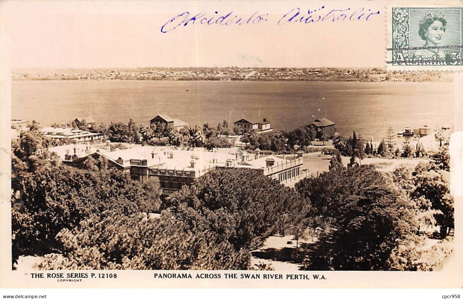 AUSTRALIE - PERTH - SAN39482 - Panoram Across The Swan River Perth - Perth