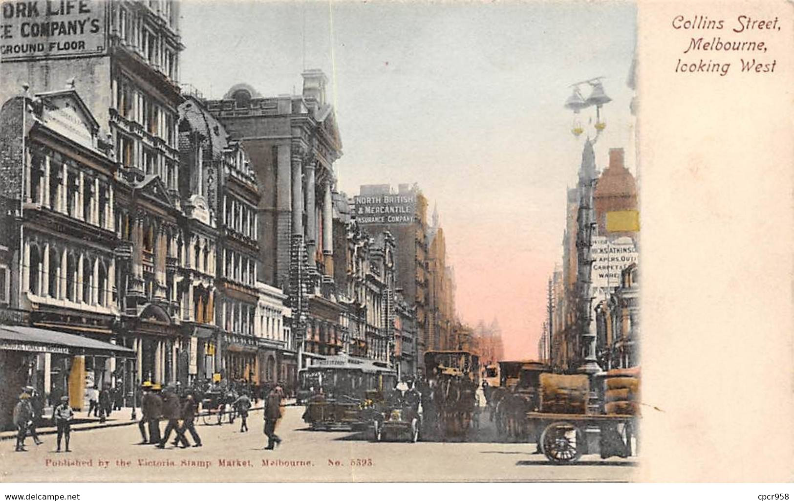 AUSTRALIE - MELBOURNE - SAN39483 - Collins Street - Looking West - Melbourne