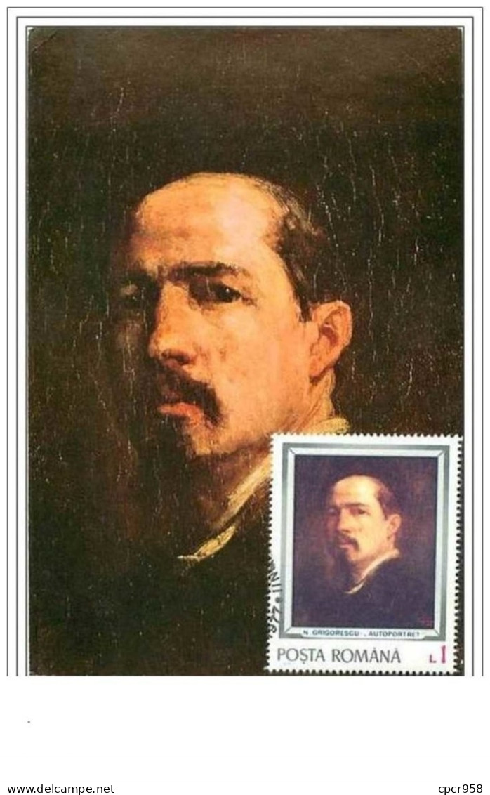 ARTS.CARTE MAXIMUM.n°51.NICOLAE GRIGORESCU.AUTOPORTRET - Maximum Cards & Covers