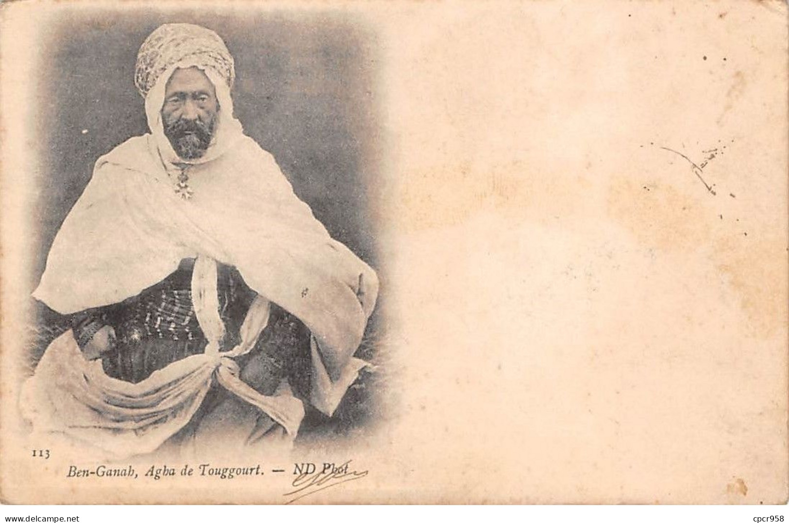 Algérie - N°72259 - Ben-Ganah - Agha De Touggourt - Uomini