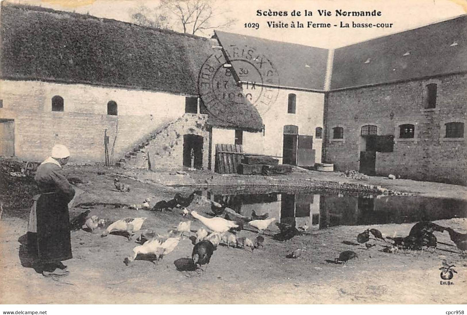 Agriculture - N°77654 - Scènes De La Vie Normande - Visite à La Ferme - La Basse-Cour - Bauernhöfe