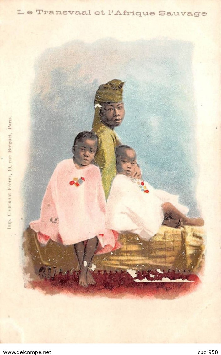 Afrique Du Sud - N°72312 - Le Transvaal Et L'Afrique Sauvage - Une Femme Entourée De Deux Enfants - Südafrika