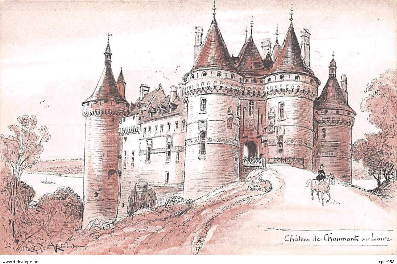 Illustrateur - N°91992 - Robida - Château De Chaumont Sur Loire - Robida