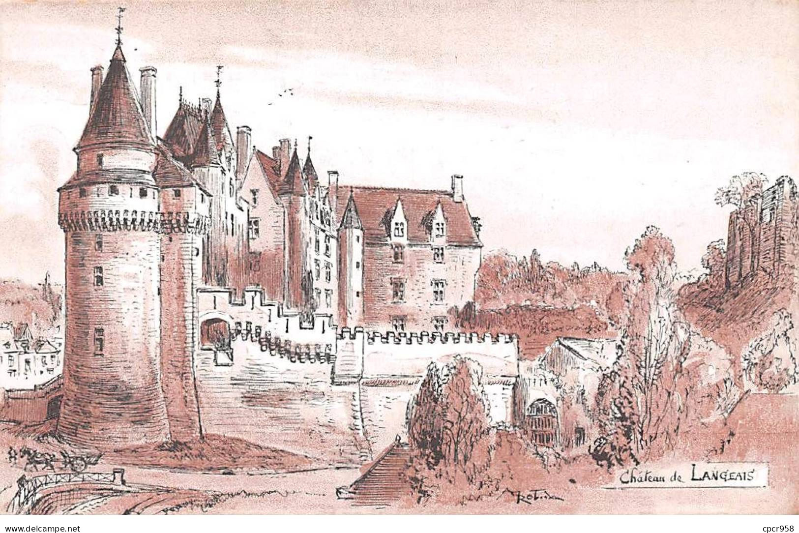 Illustrateur - N°91993 - Robida - Château De Langeais - Robida