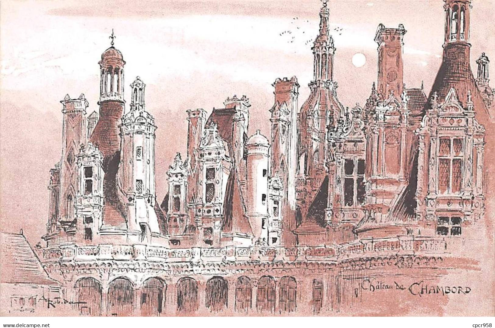 Illustrateur - N°91997 - Robida - Château De Chambord - Robida