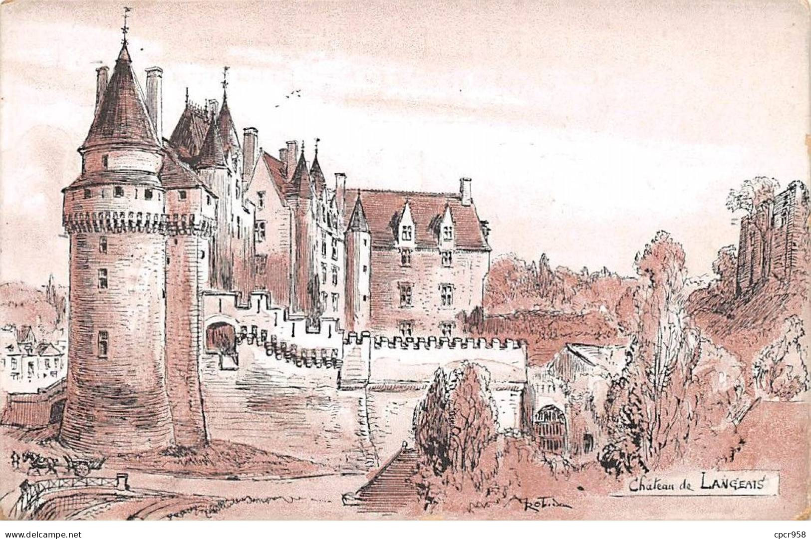 Illustrateur - N°91995 - Robida - Château De Langeais - Robida