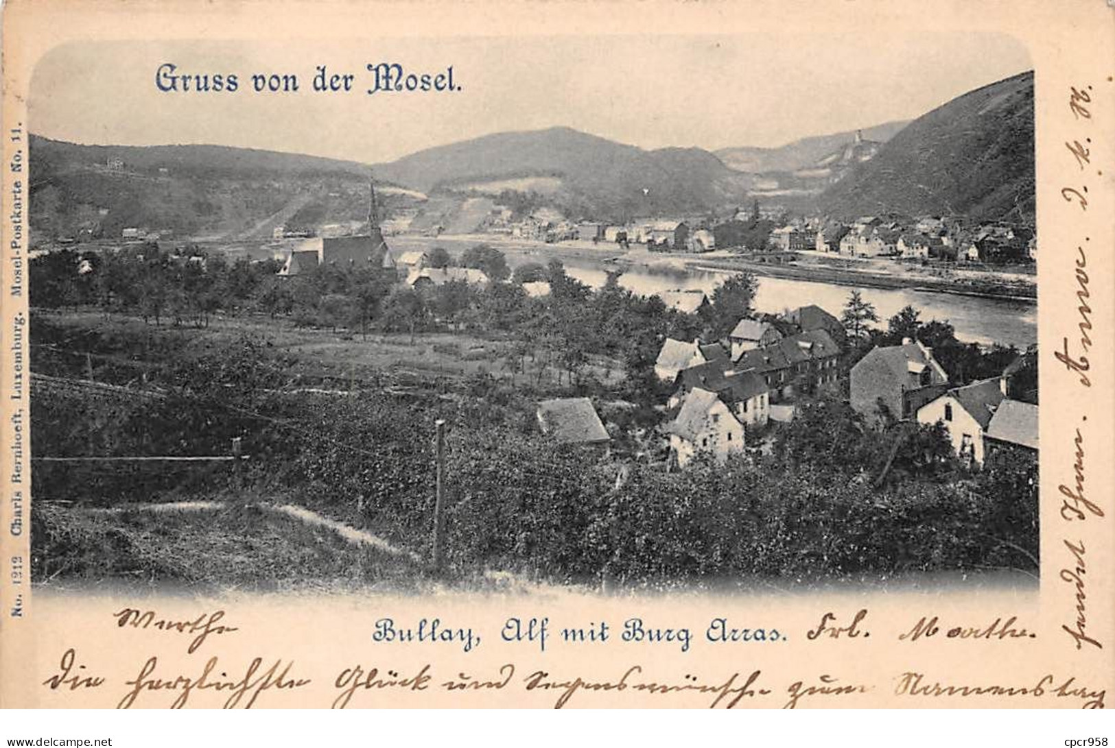 Allemagne - N°76028 - ALF-BULLAY - Gruss Von Der Mosel - Bullay Alf Mit Burg Arras - Alf-Bullay