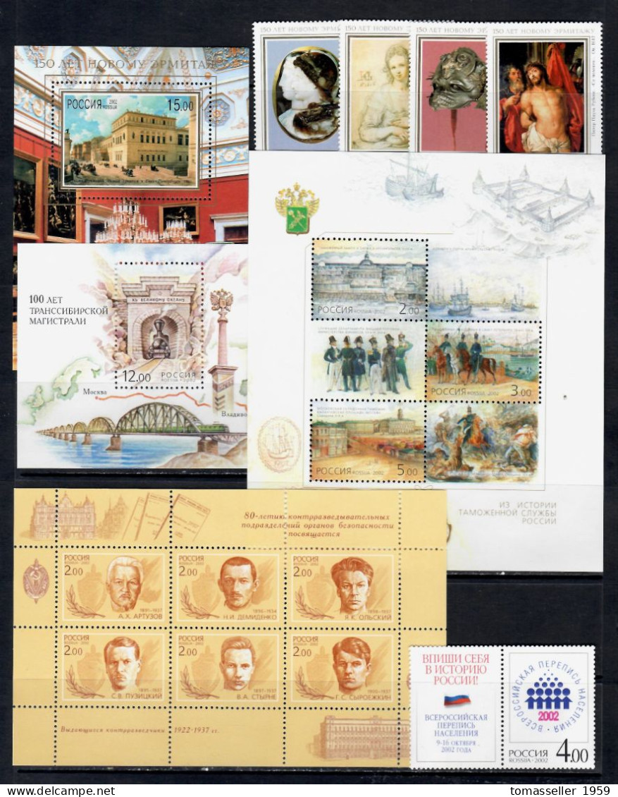 Russia-2002 Full Year Set.29 Issues.MNH** - Ungebraucht