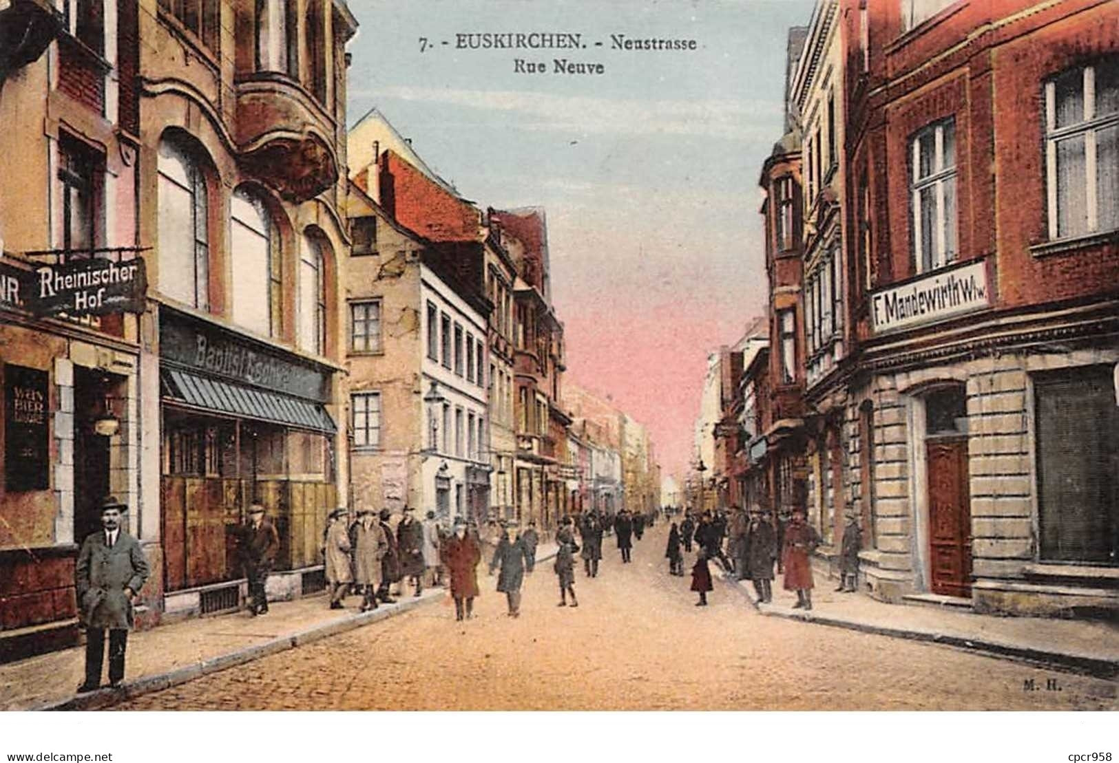 Allemagne - N°61029 - EUSKIRCHEN - Neustrasse - Rue Neuve - Carte Pliée Vendue En L'état - Euskirchen
