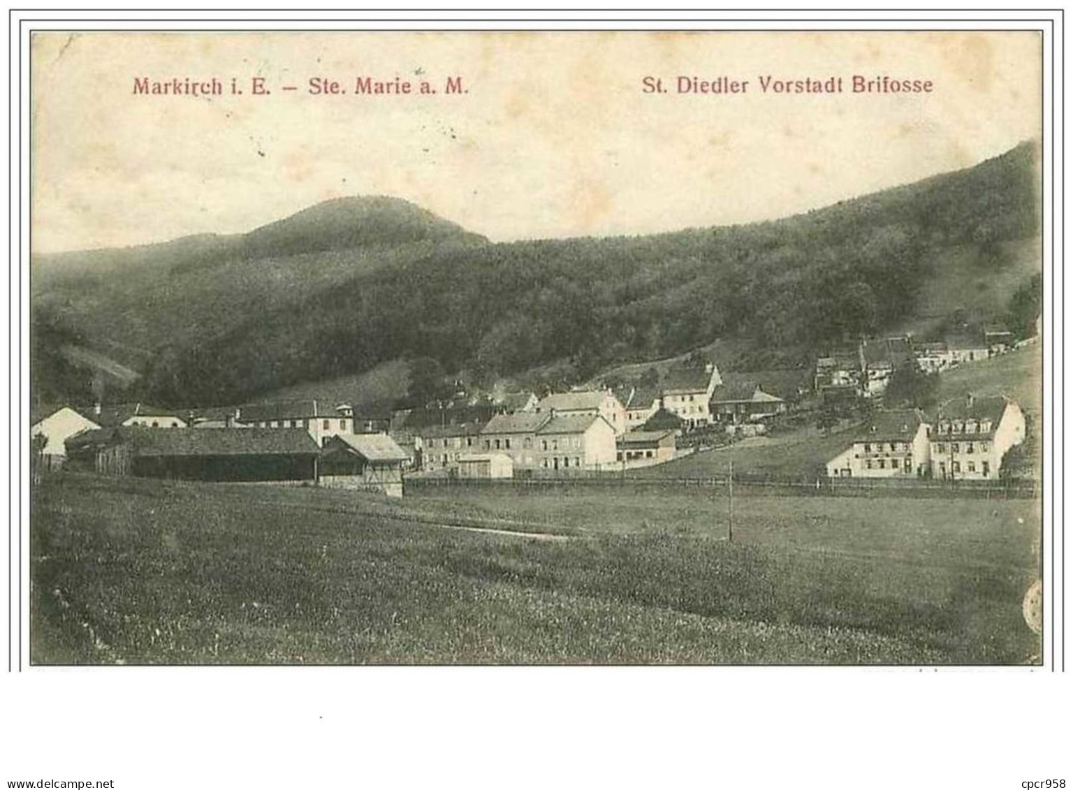 68.SAINTE MARIE AUX MINES.MARKIRCH I.E.ST DIEDLER VORSTADT BRIFOSSE.TACHES - Sainte-Marie-aux-Mines