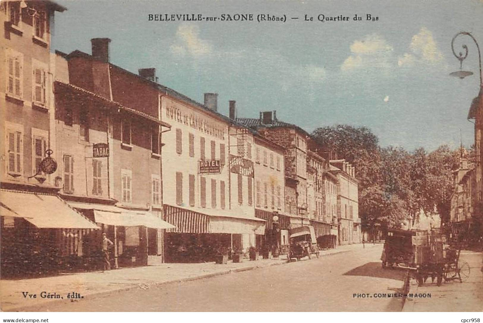 69 - BELLEVILLE SUR SAONE - SAN29928 - Le Quartier Du Bas - Belleville Sur Saone