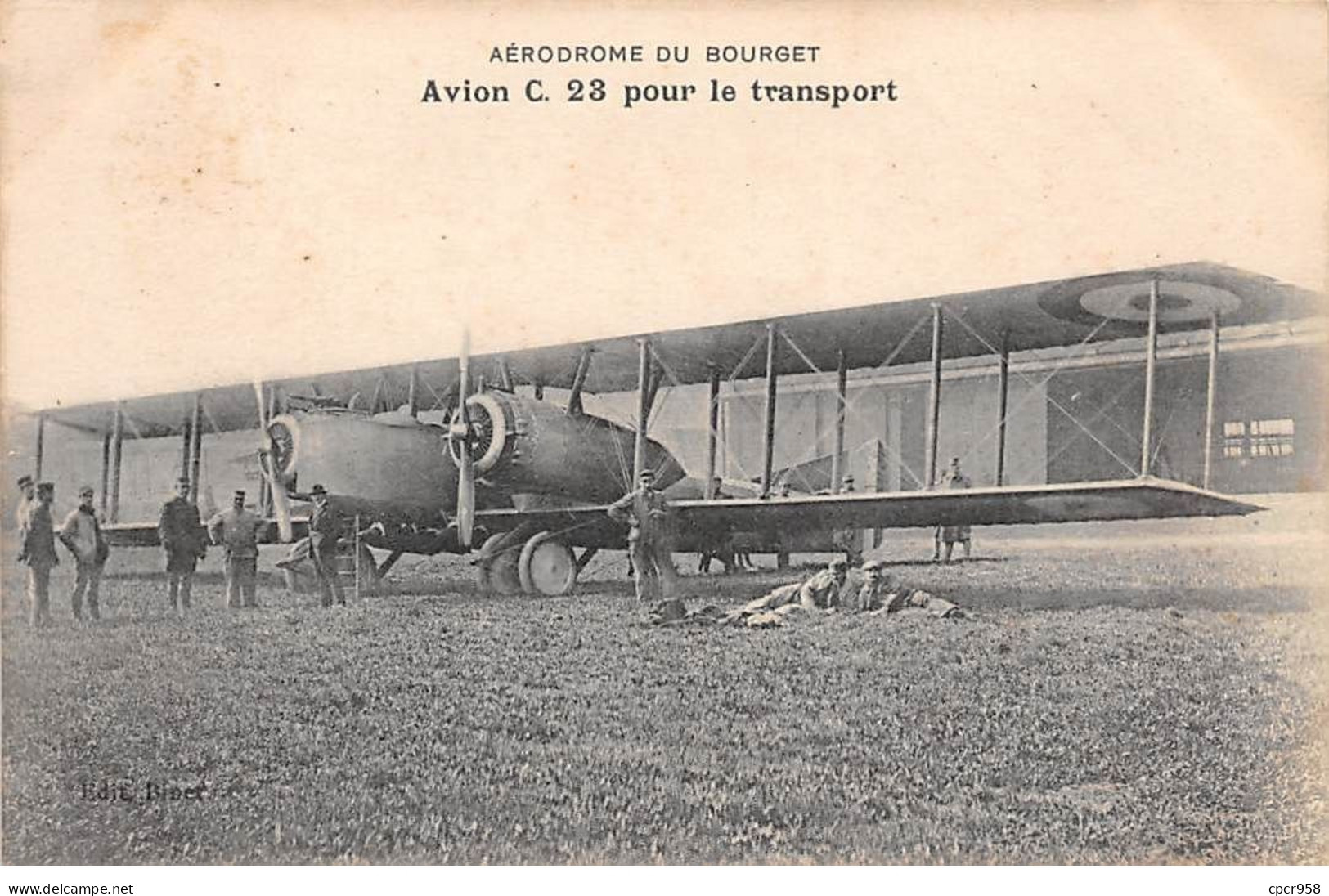 Aviation - N°70559 - Aérodrome Du Bourget - Avion C.23 Pour Le Transport - Aérodromes