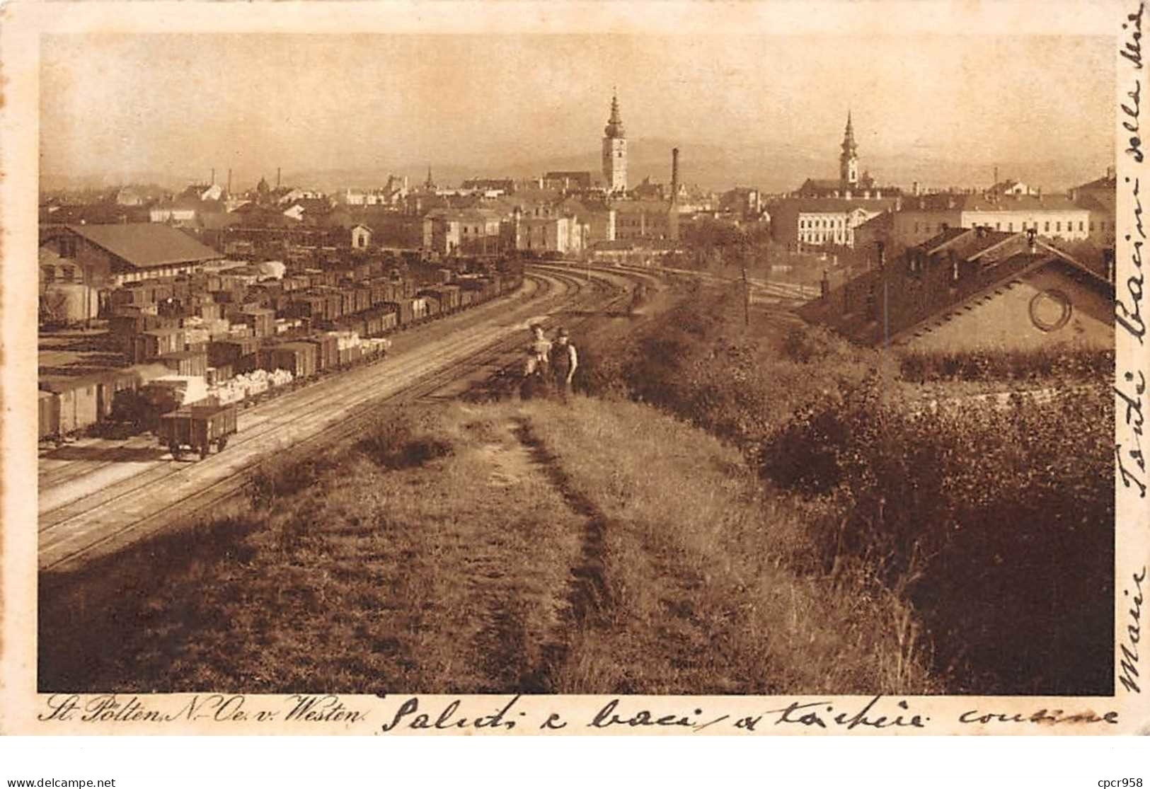 Autriche - N°61357 - SAINT POLTEN - N.Oe.v. Western - Gare - St. Pölten