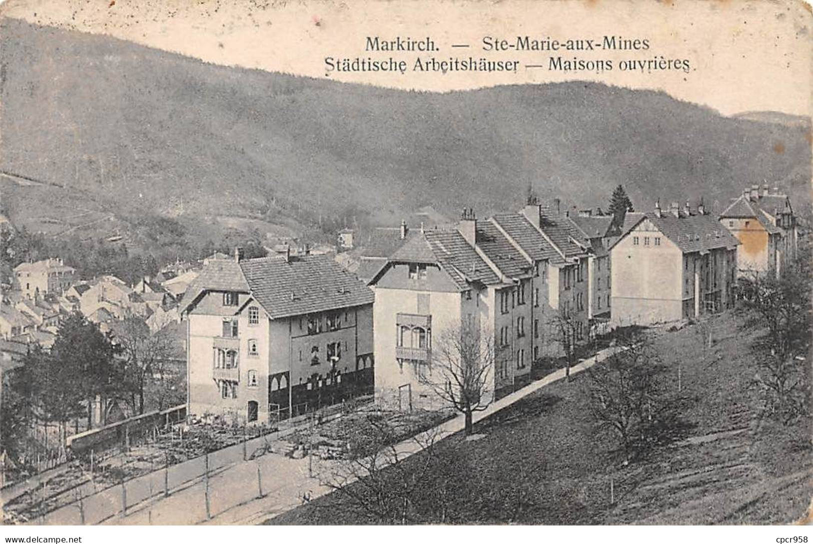 68 - STE MARIE AUX MINES - SAN25724 - Maisons Ouvrières - Sainte-Marie-aux-Mines