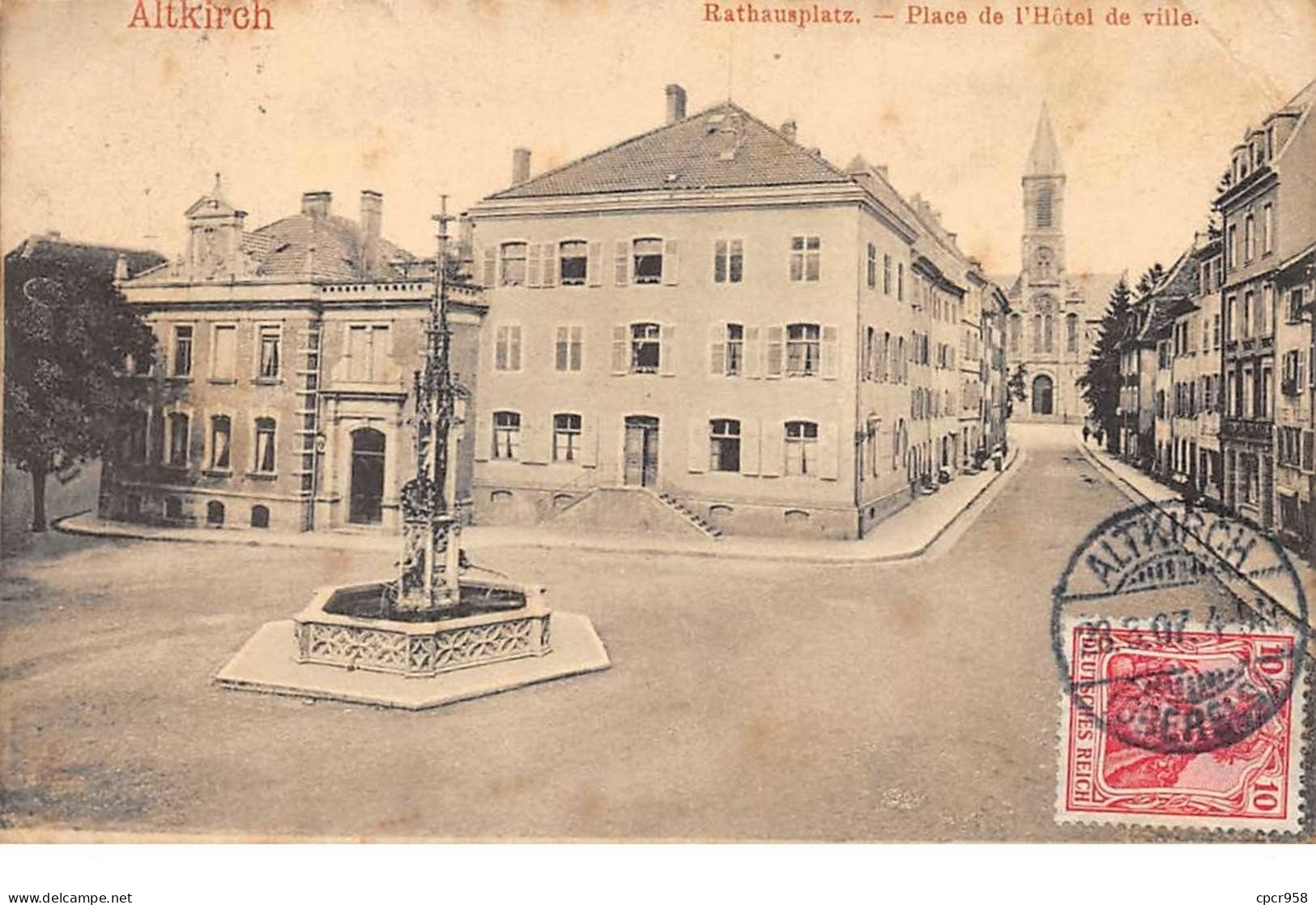 68 - N°150695 - Altkirch - Place De L'hôtel De Ville - Altkirch