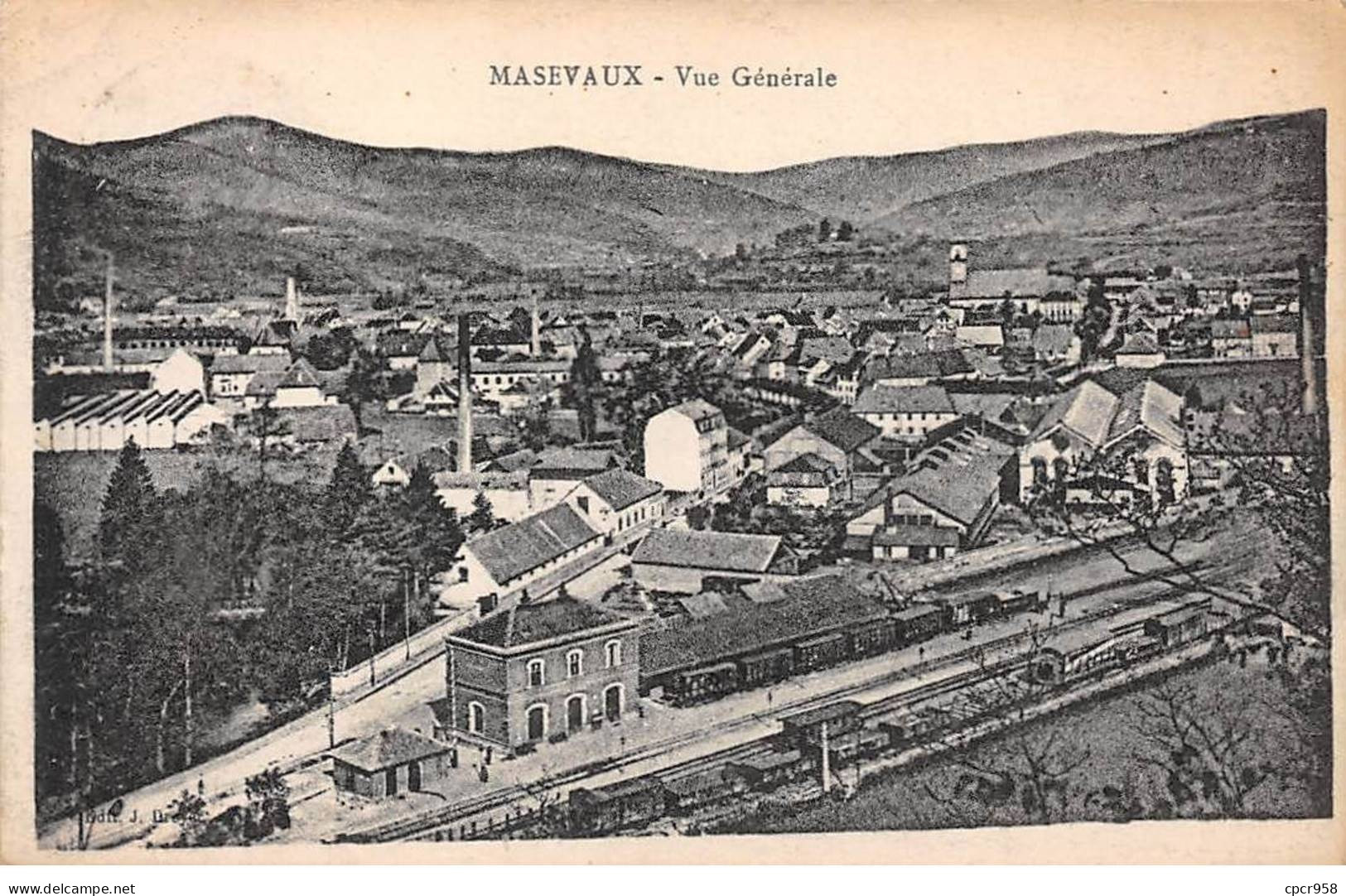 68.AM18923.Masevaux.Vue Générale.Train - Masevaux