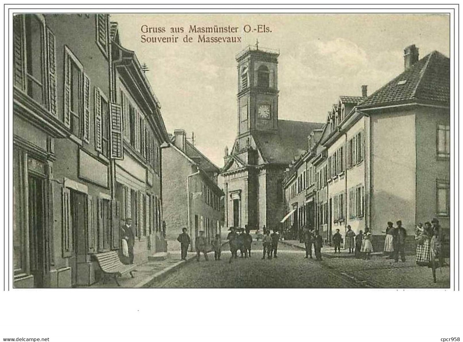 68.MASSEVAUX.SOUVENIR DE MASSEVAUX.GRUSS AUS MASMUNSTER.O.ELS. - Masevaux