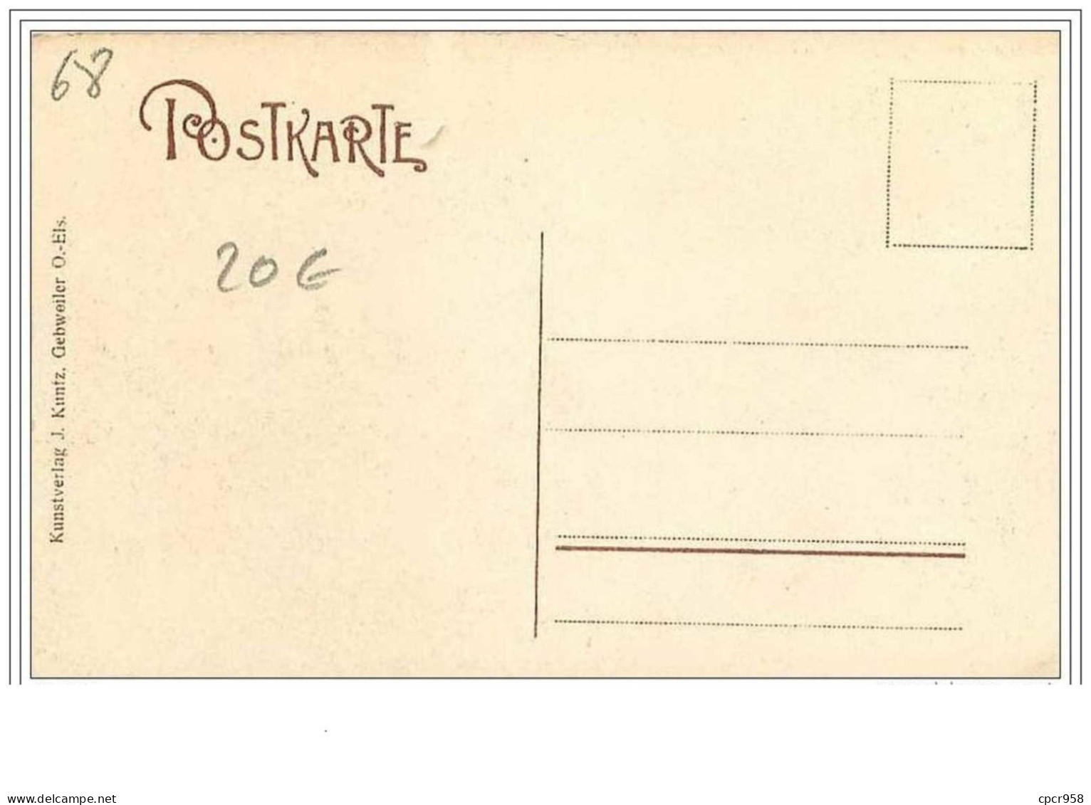 68.MASSEVAUX.SOUVENIR DE MASSEVAUX.GRUSS AUS MASMUNSTER.O.ELS. - Masevaux